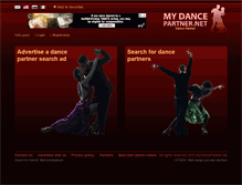 Tablet Screenshot of mydancepartner.net